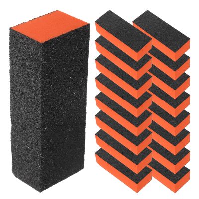 BUTIFULSIC 20 Pieces Nail Buffers Bulk Nail Buffing Block Sponge File for Acrylic Manicure Pedicure Polishing Tool