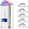 Electric Blackhead Remover Vacuum, Acne Comedone Extractor with Adjustable Suction, Facial Pore Cleaner, 5 Probes, Hot & Cold Compress for Deep Cleaning view 1