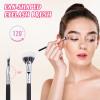 KJHBV 3pcs Angled Fan Eyelash Extension Brushes Dual-layer Lash Applicators Mascara Brush Set for Eye Makeup and False Lash Grooming view 4