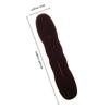HOMOCONO Reusable Hair Bun Shaper Set 6pcs Brown Sponge Twist Hair Bun Maker Tools for Updo view 2