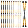 20 PCS Dual End Eyeshadow Smudge Brush 2 in 1 Eyeshadow Sponge Concealer Brush Double Sided Eyeshadows Makeup Brushes Eyeshadows Applicator Makeup Cosmetic Tool for Blending Eye Shadow Women Lady view 1