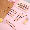 20 PCS Dual End Eyeshadow Smudge Brush 2 in 1 Eyeshadow Sponge Concealer Brush Double Sided Eyeshadows Makeup Brushes Eyeshadows Applicator Makeup Cosmetic Tool for Blending Eye Shadow Women Lady view 2