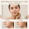 2pcs Lymphatic Brush,Lymphatic Contour Face Brush,Guasha Face Brush,Dry Brush for Lymphatic Drain,Lymphatic Drainage with 1 Scraping Tool,Jawline Sculpting Puffiness Lifting Relaxation view 4