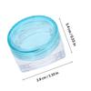 Cabilock 50pcs Small Square Bottom Cream Sample Containers 3g Mixed Color Empty Cosmetic Jars for Travel Skincare Lotion Storage Random Color view 2
