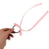 SOIMISS 2 Pairs Ribbon Bow Hair Ties Elastic Hair Ropes with Bows for White and Pink Cute Ponytail Braids for School and Casual Outings view 4