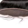 #1B Natural Color Lace Closure 13x4 HD Transparent Lace Frontal 10 Inch Brazilian Virgin Hair Free Part Natural Black Body Wave Lace Closure Pre Plucked Human Hair Extensions view 4