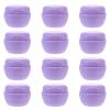 Anneome 12pcs 30g Plastic Cream Lotion Containers, Refillable Cosmetic Sample Jars with Lids, Travel Makeup Cream Pots for Beauty and Personal Care Storage view 1