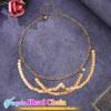 Kilshye Sequin Head Chain Jewelry Gold Headpiece Festival Costume Hair Accessories for Women view 2