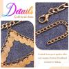 Kilshye Sequin Head Chain Jewelry Gold Headpiece Festival Costume Hair Accessories for Women view 4
