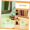 VILLCASE 6pcs 110g Travel Size Refillable Cosmetic Jars for Creams with Magnetic Spoon and Replaceable Inner Liner, Small Plastic Storage Containers for Face Lotion and Skincare Samples view 3