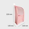 Portable Lightweight Standing Toiletry Bag Self Standing Toiletry Bag for Travel Large Capacity Cosmetic Waterproof Foldable Clear Hanging Travel Toiletry Bag EVA Travel Toothbrush Storage Bag (White) view 3