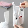 Portable Lightweight Standing Toiletry Bag Self Standing Toiletry Bag for Travel Large Capacity Cosmetic Waterproof Foldable Clear Hanging Travel Toiletry Bag EVA Travel Toothbrush Storage Bag (White) view 4