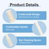Lyngvio Upgraded Nasal Hair Cutter, 2026 New Double Sided Nose Hair Knife for Men Women, Portable 2 in 1 Nose Hair Remover 360 Rotating Nasal Grooming Tool (Pink, 12pcs) view 4