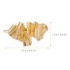 DINHEAROM 2pcs Irregular Metal Hair Clips for Teen Wave Edge Barrettes Fashion Hair Accessories Side Styling Clips Random Color view 2