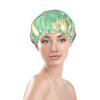 Dream Mushroom One Size Double-layer shower cap prevents hair from getting tangled during showering and skincare. view 3