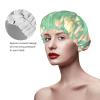 Dream Mushroom One Size Double-layer shower cap prevents hair from getting tangled during showering and skincare. view 4