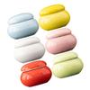 MALUGOGO 6pcs Mini Ceramic Cosmetic Storage Jars Small Cream Containers Travel Face Cream Jars with Lid for Skincare and Makeup view 1
