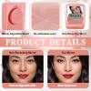 Novabright Pink True Non-reversing Mirror, Reflection True Image for Makeup, Hair Styling, Grooming & Facial Symmetry, Desktop Vanity Essential 10" L x 7.5" W x 5.5" D view 4