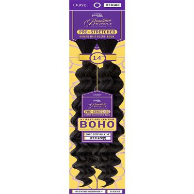 Outre Purple Pack Brazilian - Prestretched Boho Deep Bulk 14" (DARK BURGUNDY 950)