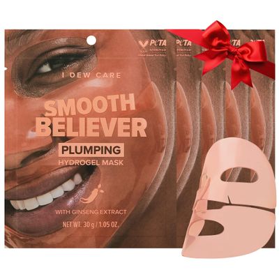 I DEW CARE Smooth Believer Plumping Hydrogel Face Sheet Mask, Gift Set 5EA