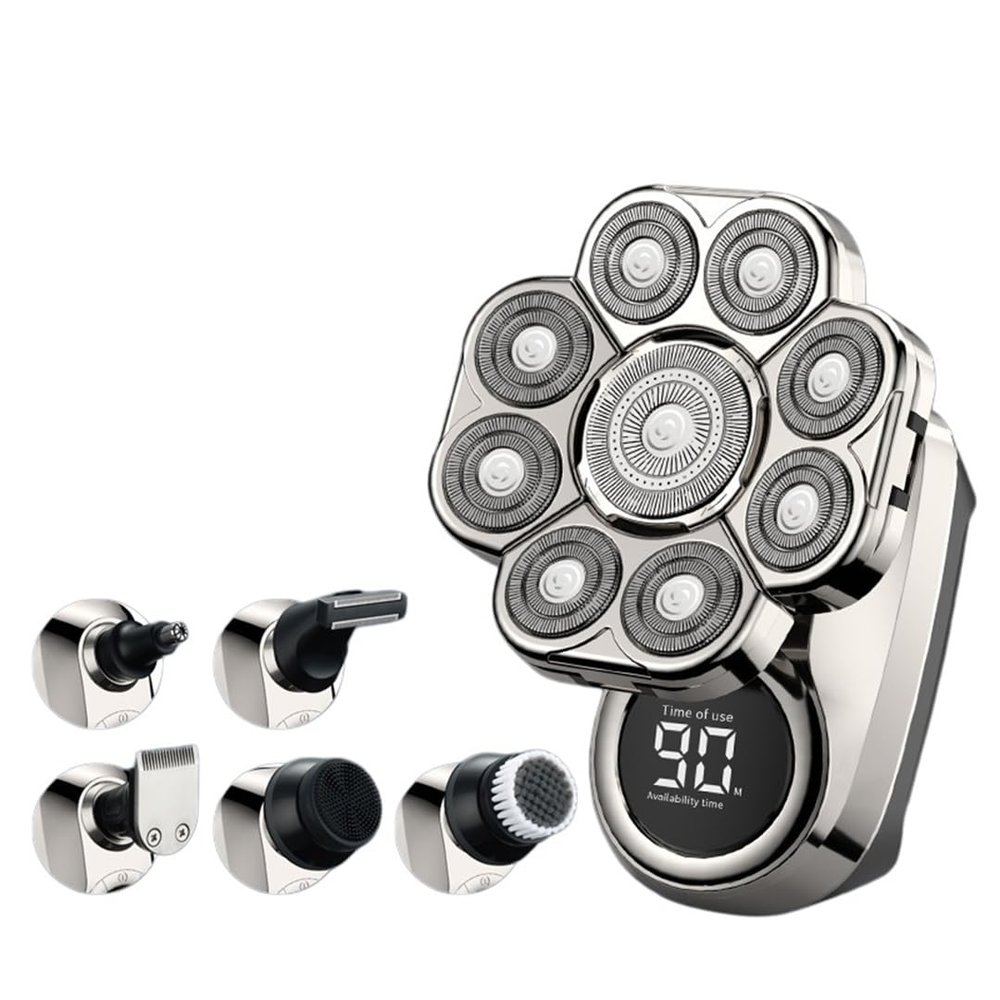 9.0 Ultra Shaver,Pro Head Shaver,Head Shavers for Bald Men (Silver)