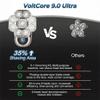 9.0 Ultra Shaver,Pro Head Shaver,Head Shavers for Bald Men (Silver) view 3