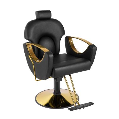 Professional Salon Chair with Reclining, Height Adjustment, 360 Swivel, and Multi-Function Design for Hair Styling and Shampoo Services