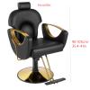 Professional Salon Chair with Reclining, Height Adjustment, 360 Swivel, and Multi-Function Design for Hair Styling and Shampoo Services view 3