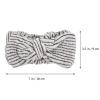 DEARMAMY Washing Hair Band with Striped Bow, Charcoal Fiber Elastic Headband for Women, Shower and Facial Skincare Headband view 2