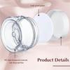 Lip Scrub Containers 50PCS 2/3/5/10/15/20ml Protable Plastic Jars with Lids Small Clear Cosmetic Containers for Lotion Cream Travel Storage(Clear,5ml) view 3