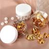 Lip Scrub Containers 50PCS 2/3/5/10/15/20ml Protable Plastic Jars with Lids Small Clear Cosmetic Containers for Lotion Cream Travel Storage(WHITE,20ml) view 4