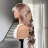 Rina 13x4 Ash Blonde Lace Front Wig Human Hair Body Wave 30 Inch view 4
