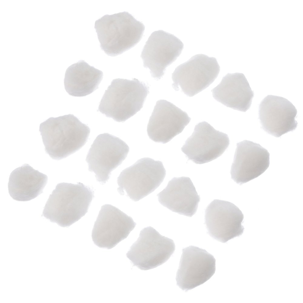 COSMEVIVI Disposable Sterilized Cotton Balls 120pcs for First Aid and Cleaning Household Use Absorbent Non-Medical Cotton Pads for Tattoos and Makeup Removal
