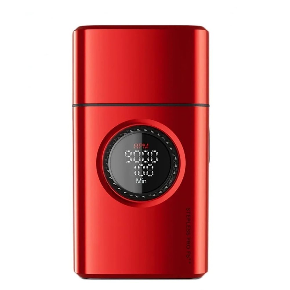 Men's Shaver, Professional Shaving Machine Electric Razor Portable Beard Trimmer 9000 RPM Reciprocating LED Shaver For Men(Red)