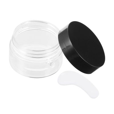 Mobestech 110pcs Cosmetic Cream Holder and Mask Spoon Set with 50ml Refillable Empty Cream Jars for Travel and DIY Skincare Storage