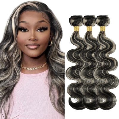 32 32 32 Inch P1b/613 Body Wave Bundles Blonde And Black Bundles Brazilian Unprocessed Virgin Hair Extensions Ombre Bundles
