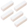 5/10Pcs Nail Buffering Blocks, 4 Sided Sponge Buffer for Nails Polishing, Manicure, Pedicure Tools (White,5) view 1