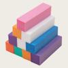 5/10Pcs Nail Buffering Blocks, 4 Sided Sponge Buffer for Nails Polishing, Manicure, Pedicure Tools (White,5) view 2