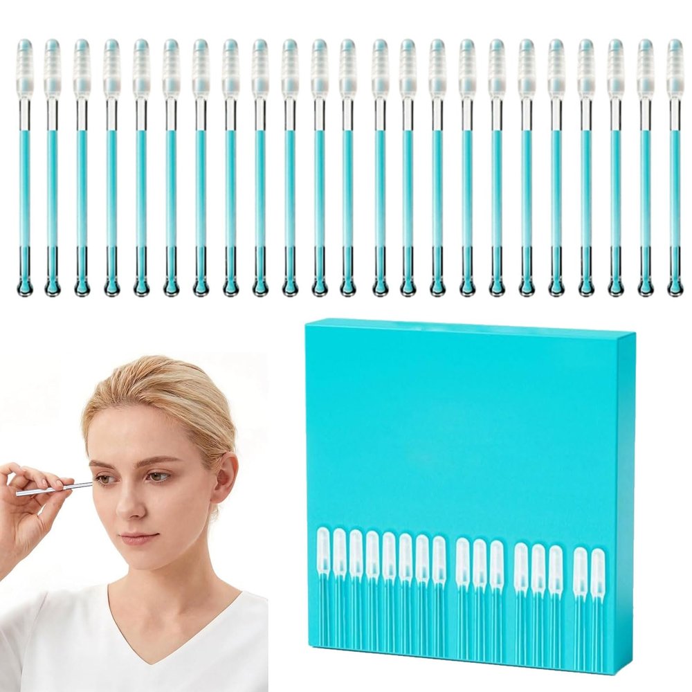 48Pcs Sticky Ear Cleaning Stick for Adults,2026 New Ear Cleaning Tools Ear Curette with Dust Cover Packaging,Gentle Soft Ear Care Cleaning Sticks with Dust Cover (24PCS)