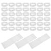 Tofficu 50pcs Disposable Elastic Spa Facial Headbands for Women, Soft Non-woven Fabric Hair Bands with Hook and Loop Closure, Suitable for Skincare, Makeup, Salon and Spa Use view 1