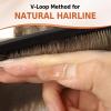 BEEOS 8"x10" 0.08mm PU Thin Skin Base Toupee Hair for Men 110% Density #20 view 2