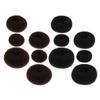 WRITWAA 12pcs Hair Bun Donut Set Large and Medium Size Ballet Bun Maker Rings for Women and Suitable for Styling view 1