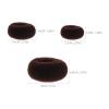 WRITWAA 12pcs Hair Bun Donut Set Large and Medium Size Ballet Bun Maker Rings for Women and Suitable for Styling view 2