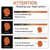 BEEOS 0.08mm Thin PU Skin Toupee for Men 8x10 Inch, 110% Density V-looped and No Knots Human Hair Mens Hairpiece Transparent PU Base Mens Hair Replacement System #18 Medium Blonde view 4