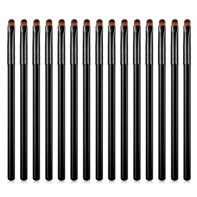 15PCS Small Flat Concealer Brush, Precision Travel Lip Brushes