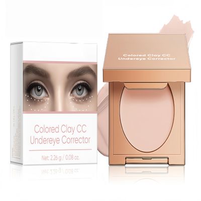 MAEPEOR Under Eye Concealer 3 Colors Colored Hydrating Color Corrector for Dark Circles, Conceal Brighten Hydrating Under Eye (Color 03)