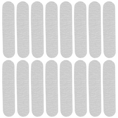 CLISPEED 100 Pcs Compact Double-Sided Nail Files 9x2cm Portable Nail Filing Buffing Tools for Manicure Pedicure Gray Emery Boards for Travel and Professional Use