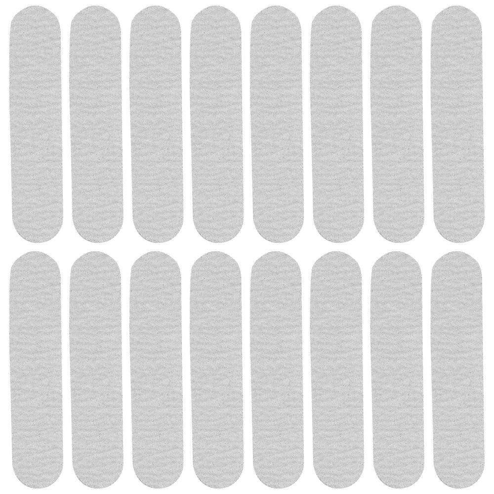 CLISPEED 100 Pcs Compact Double-Sided Nail Files 9x2cm Portable Nail Filing Buffing Tools for Manicure Pedicure Gray Emery Boards for Travel and Professional Use