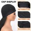 Ninroc Afro Curly Headband Wig Wear and Go Kinky Curly Glueless with Bouncy Curls Glueless Wigs for Black Women Yaki Straight Synthetic Headband Wigs(#2, 24inch) view 2