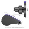 JOYSOG Direct Drive Roller Brush Bar End Cap Cover ONLY for Dyson V6 V7 V8 V10 V11 Motorhead Cleaner Head Side Cover view 4